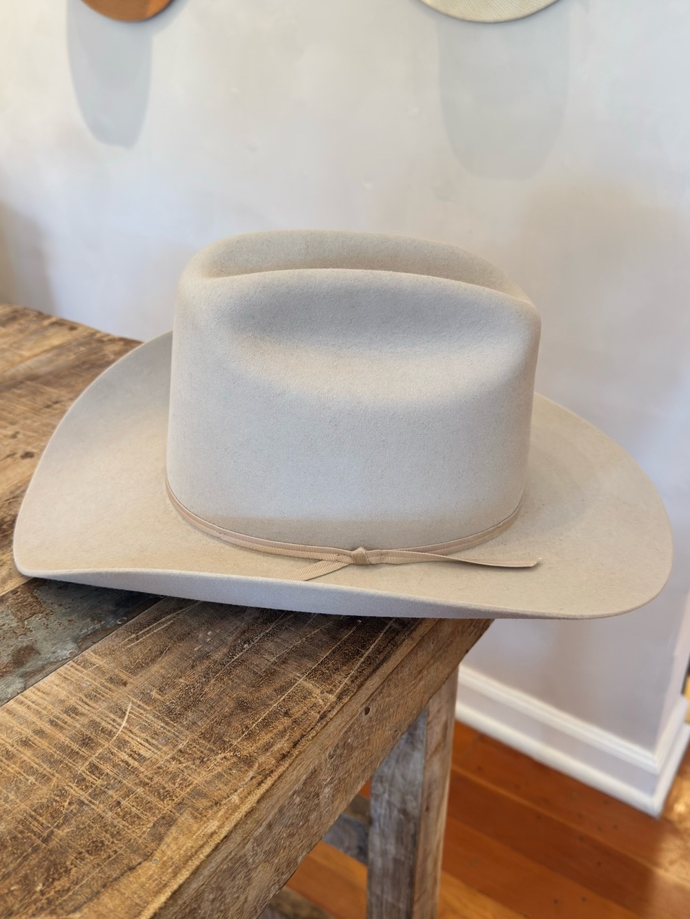 Custom Stetson 6X COWBOY HAT Rancher 59cm 7 3/8 - Picture 2 of 5